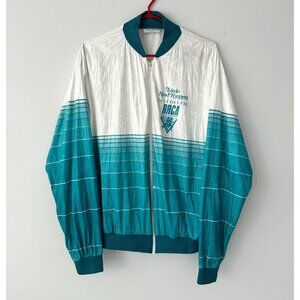 90s vintage striped tyvek unisex retro running club light windbreaker jacket